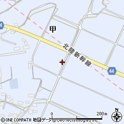 下仁田浅科線周辺の地図