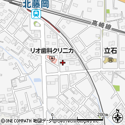 群馬県藤岡市立石539周辺の地図