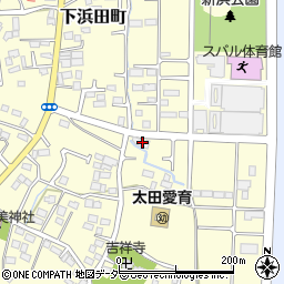 群馬県太田市下浜田町474-66周辺の地図