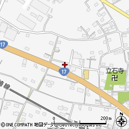 群馬県藤岡市立石1222周辺の地図