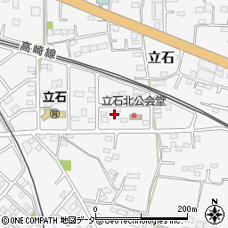 群馬県藤岡市立石774周辺の地図