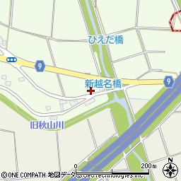 栃木県佐野市越名町14-1周辺の地図