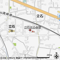 群馬県藤岡市立石1468-2周辺の地図