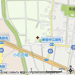 群馬県太田市新田高尾町8周辺の地図