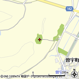 石川県加賀市曽宇町チ周辺の地図