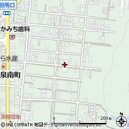 石川県加賀市山代温泉ト周辺の地図