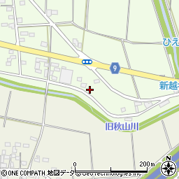 栃木県佐野市越名町103周辺の地図