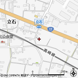 群馬県藤岡市立石1194周辺の地図