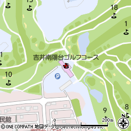 吉井南陽台ゴルフコース周辺の地図
