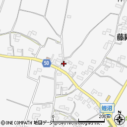 栃木県栃木市藤岡町蛭沼1455周辺の地図