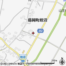 栃木県栃木市藤岡町蛭沼1616周辺の地図