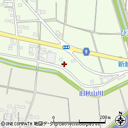 栃木県佐野市越名町104周辺の地図