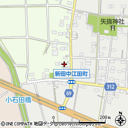 群馬県太田市新田高尾町3周辺の地図