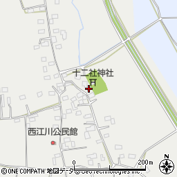 東江川公民館周辺の地図