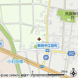 群馬県太田市新田高尾町4周辺の地図