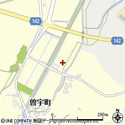石川県加賀市曽宇町周辺の地図