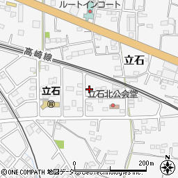 群馬県藤岡市立石772-1周辺の地図