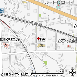 群馬県藤岡市立石765周辺の地図