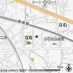 群馬県藤岡市立石768-1周辺の地図