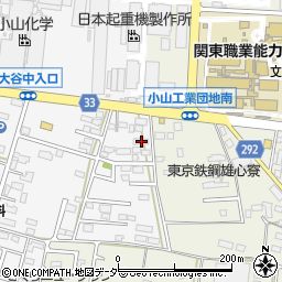 栃木県小山市横倉新田106周辺の地図