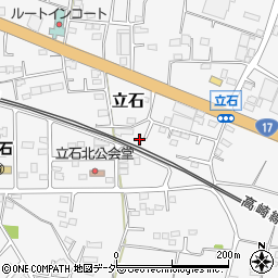 群馬県藤岡市立石1464周辺の地図