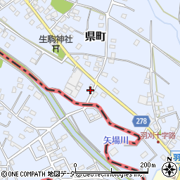 栃木県足利市県町1114周辺の地図