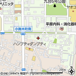 群馬県太田市小舞木町29周辺の地図