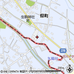 栃木県足利市県町1115周辺の地図