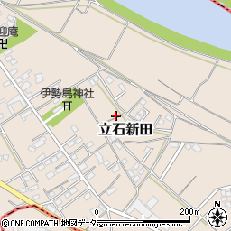 群馬県藤岡市立石新田周辺の地図