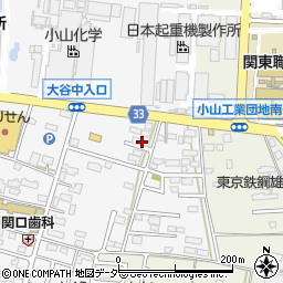 ヨコタ工業株式会社　小山営業所周辺の地図