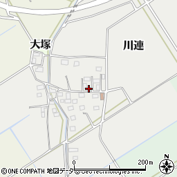 茨城県筑西市川連94-1周辺の地図
