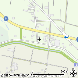 栃木県佐野市越名町121周辺の地図