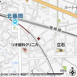 群馬県藤岡市立石544周辺の地図