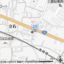 群馬県藤岡市立石1490-25周辺の地図