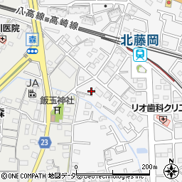 群馬県藤岡市立石512周辺の地図