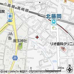 群馬県藤岡市立石514周辺の地図