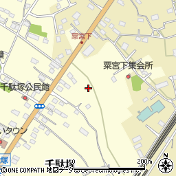 栃木県小山市千駄塚周辺の地図