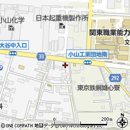 栃木県小山市横倉新田106-3周辺の地図