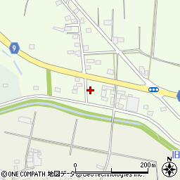 栃木県佐野市越名町121-1周辺の地図