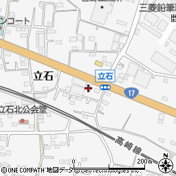 群馬県藤岡市立石1490周辺の地図