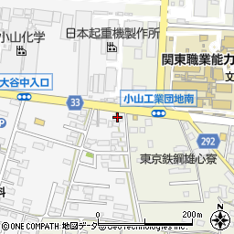 株式会社ユーシン　北関東営業所周辺の地図