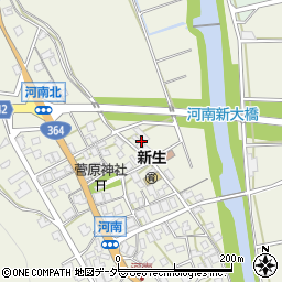 石川県加賀市河南町ト周辺の地図