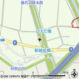 栃木県佐野市越名町47-2周辺の地図