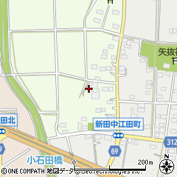 群馬県太田市新田高尾町51周辺の地図