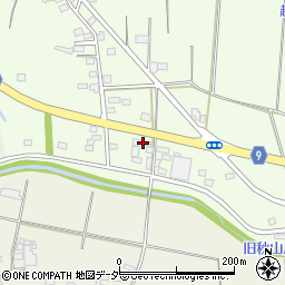 栃木県佐野市越名町119-1周辺の地図