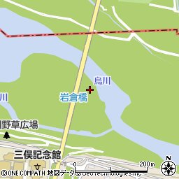 岩倉橋周辺の地図