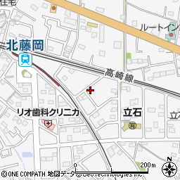 群馬県藤岡市立石582-5周辺の地図