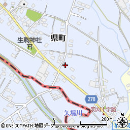 栃木県足利市県町1063周辺の地図