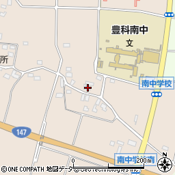 長野県安曇野市豊科1497周辺の地図