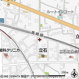 群馬県藤岡市立石758周辺の地図